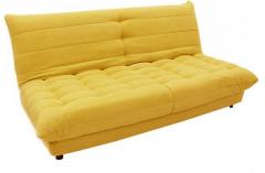 Furny Cosy Supersoft Sofa Bed with Sunrise Fabric in Yellow