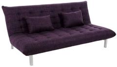 Furny Madison Queen Size Sofa Bed in Purple Colour