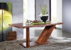 G Fine Furniture Sheesham Wood 6 Seater Dining Table Only | Six Seater Dining Room Furniture Solid Wood 6 Seater Dining Table