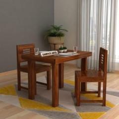Ganpati Arts 2 Seater Sheesham Wooden Dining Table Set For Dining Room Solid Wood 2 Seater Dining Table