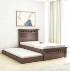 Ganpati Arts Solid Wood Single Drawer Bed