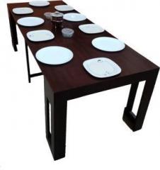 Gloryfolding expandable dining table folding Engineered Wood 10 Seater Dining Table