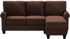 Gnanitha Fabric 3 + 1 BROWN Sofa Set