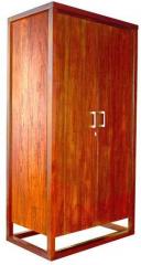 Godrej Interio Avana Two Door Solid Wood Wardrobe in Medium Brown Colour