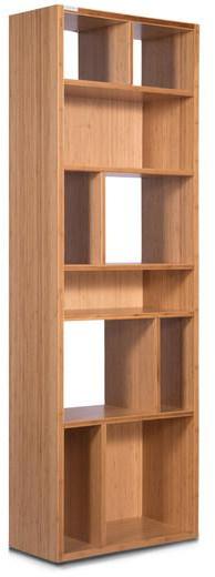 Godrej Interio Bamboo Book Shelf in Camel Brown Finish