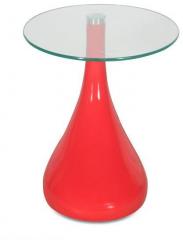 Godrej Interio Vegas Corner Table in Red Finish