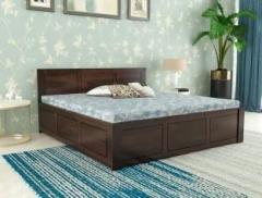 Goyalinterior Sheesham Wood Bed/Palang/Cot with Box storage for Bedroom/Home/Hotel/Living Room Solid Wood King Box Bed