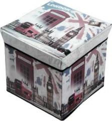 Gtc Portable & Foldable Laundry Box Folding/Sitting 30X30X30cm Stool