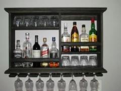 Hayat Handicrafts Solid Wood Bar Cabinet