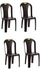 Highway Moulded Durable Chair Pack of 4, Plastic Outdoor Chair