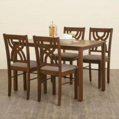 Home Centre Quadro Solid Wood 4 Seater Dining Table