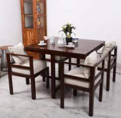 Home Edge Bayne Sheesham Solid Wood 4 Seater Dining Set