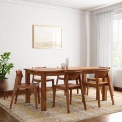 Home Edge Gordon Sheesham Solid Wood 6 Seater Dining Set