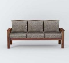 Home Edge Wooden CORDON3 Fabric 3 Seater Sofa