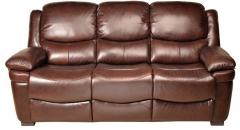 HomeTown Allen Half Leather Three Seater Sofa