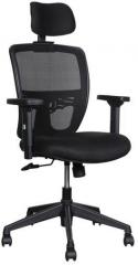 HomeTown Aspire High Back Ergonomic Chair in Black Colour