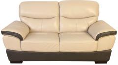 HomeTown Duval Half Leather Two Seater Sofa