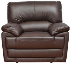 HomeTown Eva Half Leather One Seater Sofa