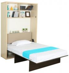 HomeTown Glen Space Saver Single Bed in Doughlas Pine & Frosty White Colour