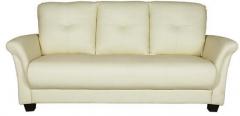 HomeTown Grace Three Seater Sofa in Beige Colour