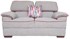 HomeTown Inspire Fabric Two Seater Sofa in Beige Colour
