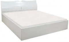 HomeTown Ivory Hydraulic Storage Queen Bed