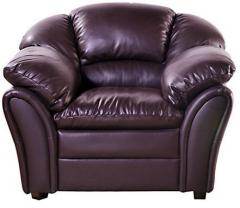 HomeTown Milano One Seater Sofa in Brown Colour