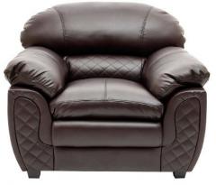 HomeTown Mirage One Seater Sofa in Brown Colour