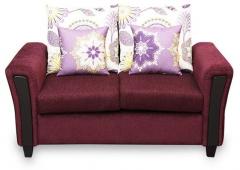 HomeTown Mist Two Seater Sofa in Wine Colour