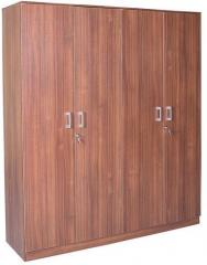HomeTown Premier Four Door Wardrobe in Regato Walnut Colour