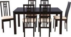 Hometown Ronald Solid Wood 6 Seater Dining Set