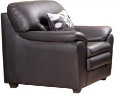 HomeTown Tagus One Seater Sofa in Black Colour