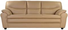 HomeTown Tagus Three Seater Sofa in Butterscotch Colour