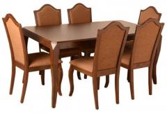 HomeTown Topaz Solidwood Six Seater Dining Set