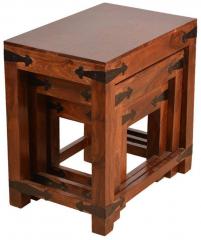 HomeTown Tudor Solidwood Nesting Table