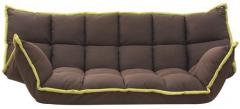 HomeTown Voltaic Sofa cum Bed in Dark Brown Colour
