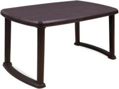 Homiboss Dining Table | Table for Home | Table for office and study, Outdoor and indoor Plastic 6 Seater Dining Table