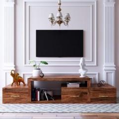 House Of Pataudi Solid Wood TV Entertainment Unit