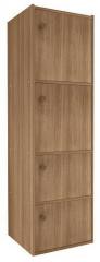 Housefull Mac 4 Door Storage Cabinet in Walnut