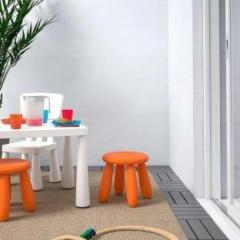 Ikea Children's Stool, in/Outdoor Plastic Stool