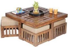 Ikiriya CTSW0317 2 JBE Solid Wood Coffee Table
