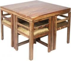Ikiriya Solid Wood 4 Seater Dining Set