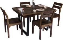 Induscraft Hugo Sheesham Solid Wood 4 Seater Dining Set