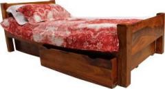 Induscraft Solid Wood Single Drawer Bed