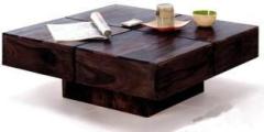 Interos Solid Sheesham Wood Coffee Table For Living Room / Office / Hotel. Solid Wood Coffee Table