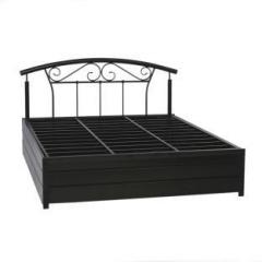 Irony Furniture Metal King Bed With Storage