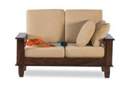 Jeenwood Solid Sheesham Wood 2 seater Sofa For Living/Bed Room Fabric 2 Seater Sofa