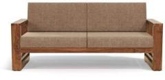 Jeeso Sheesham Wood 2 Seater Sofa for Living Room Fabric 2 Seater Sofa