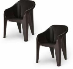 Jolly Chairs set of 2 Pcs, Home, Office, Kitchen, Room, Strong and Sturdy Plastic Dining Chair