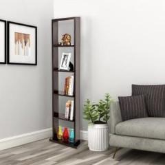 Kawachi 6 Tier Bookcase, Bookshelf Storage Display Rack for Office, Living Room, Bedroom Engineered Wood Open Book Shelf